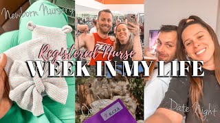 WEEK IN THE LIFE OF A REGISTERED NURSE 4 Day Work Week Nursery Church Registered Nurse Vlog 2023 [upl. by Therine]