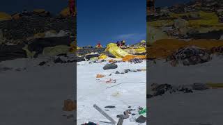 Everest Camp 4 GARBAGE shorts youtubevideo [upl. by Druce]