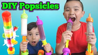 DIY Popsicles Ice Cream Fun with Calvin Kaison CKN [upl. by Nedry]