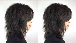 Easy Medium Shaggy Bob Haircut for women  Layered Bob cut [upl. by London]