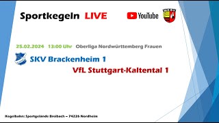 SKV Brackenheim 1  VfL StuttgartKaltental 1 Oberliga Nordwürttemberg Frauen [upl. by Aivatan]