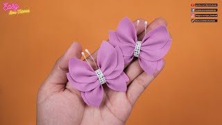 DIY Hair Accessories 🎀 Amazing Butterfly Hairclip With Foamiran 🎀 Elysia Handmade [upl. by Rramed519]