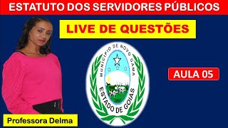 09RESOLUÇÃO DE QUESTÕES DO ESTATUTO DOS SERVIDORES PÚBLICOS DE NOVO GAMAGO Prof Delma [upl. by Mintun]