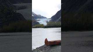 Canoeing in Alaska to a glacier [upl. by Lleirbag676]