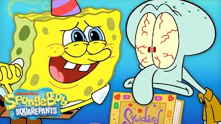 SpongeBob Celebrates His Friendship with Squidward 💛  quotFriendiversaryquot Full Scene  SpongeBob [upl. by Une937]