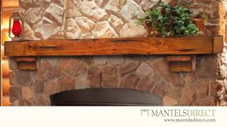 Wood Mantel Shelves  ROI1 [upl. by Eniretak]