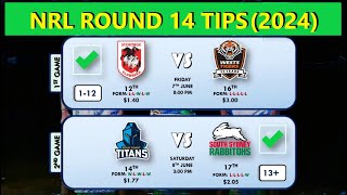 NRL Round 14 Tips and Predictions 2024 [upl. by Oberheim]