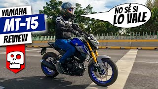 Yamaha MT15  Los 10 PUNTOS a considerar  Reseña con la propietaria  Alets Go [upl. by Cyn]