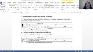 previsión para deudores incobrables [upl. by Funk]