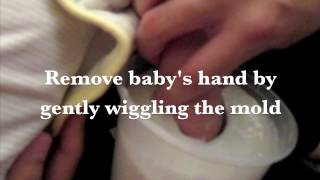 How to cast babys hands and feet  Memory Station Limited [upl. by Nywloc]