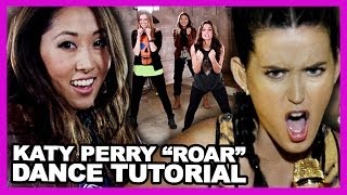 Katy Perry quotRoarquot MTV VMA Performance Dance Tutorial  Clevver Breakdown [upl. by Ready]