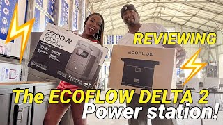 REVIEWING THE ECOFLOW DELTA 2 POWER STATION  EXTRA BATTERY 🔌⚡️ Off grid homestead [upl. by Mihar244]