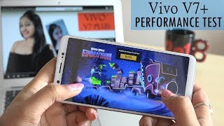 Vivo V7 Plus Performance test [upl. by Lonnard]