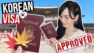 HOW TO GET KOREAN VISA for FILIPINOS  Complete Guide  Tips [upl. by Luiza293]