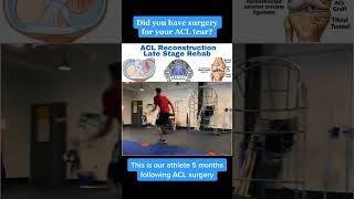 ACL Reconstruction Surgery Rehab 5 months [upl. by Retep]