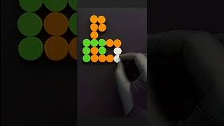 Making A Colourful Soldier With Magnetic Board Puzzle Game oddlysatisfying puzzle [upl. by Aihseken]