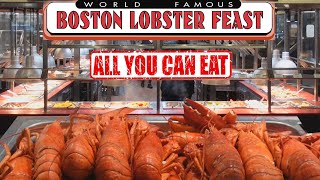 6495person for Unlimited LOBSTER Snow Crab Legs amp much more  World Famous Boston Lobster Feast [upl. by Holey]