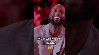 Miami Heat fans show love to Dwyane Wade during his speech 📢👏Shorts [upl. by Nesto998]