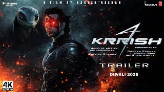 Krrish 4 Rise of Jaadu  Official Trailer  Hrithik Roshan Naseeruddin Shah Preity Nora  2025 [upl. by Naened]