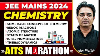 Complete CHEMISTRY in 1 Shot  JEE Main 2024  Dropper AITS [upl. by Ained]