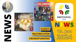 Brettspiel News der Brettspielbox 19 Januar 2024 [upl. by Sihtam533]