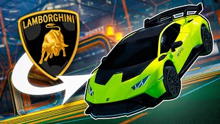 LAMBORGHINI FREESTYLING IN ROCKET LEAGUE [upl. by Anerat945]