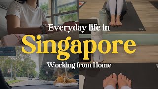 Day in my life in Singapore  Working from home skincare routine realistic vlog [upl. by Hgieliak]