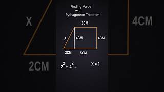 finding value with Pythagoras theorem [upl. by Leahcimnoj]