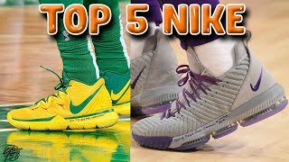 Top 5 Best NIKE Basketball Shoes of 2018 [upl. by Ayerdna691]