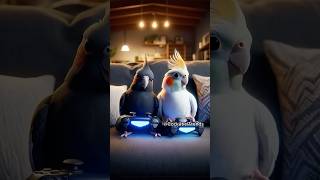 I’ll Even Risk It All to Play 🎮😳🦜 funny parrot cockatiel [upl. by Shiri]