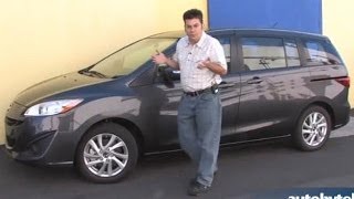 2014 Mazda5 Minivan Test Drive Video Review [upl. by Ralleigh]