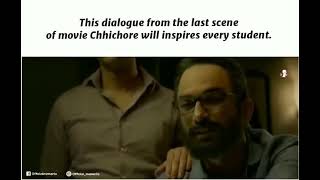 CHHICHHORE Movie Best Scene Whatsapp Status 💔💔 Chhichhore Movie  Sushant Singh Rajput [upl. by Uball]