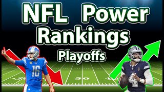 NFL Playoffs Power Rankings [upl. by Airdnua861]