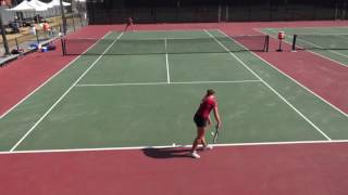 08 01 2016 Shibahara Vs Juravliova ITA womens semi finals at Cal State LA [upl. by Woodley]