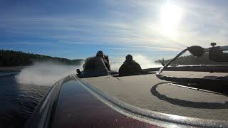 Bullet 20XD 300XS Nepawassi Top 50 Pike tournament blast off rear view [upl. by Ahon836]