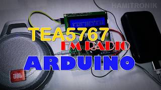 HAMITRONIK  TEA5767 FM Radio Arduino [upl. by Sarnoff]