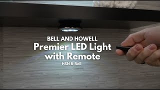 Bell and Howell Premier LED Light with Remote  HSN BRoll [upl. by Erodasi209]