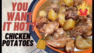 Chicken Potato Stew  Allspice Chicken  Hot Spicy Chicken [upl. by Sivie]