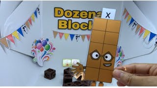 COME AND LETS BUILD DOZENAL BLOCKS DEK USING MATHLINK CUBES [upl. by Nosredna]