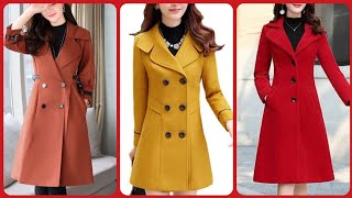 Awesome And Elegant Designer Womens Winter Coats Wool Coats Design 2020 [upl. by Fausta]