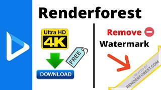 Create Intro Videos from Renderforest without Watermark  New Method  HD Quality  No Blur [upl. by Ardeen201]