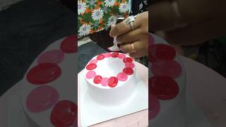 New Vanilla Cake 🌈 Decoration Beautiful Cake cake vanilla cakes shorts cakedesign youtube [upl. by O'Meara]