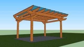 freestanding pergola [upl. by Yk]