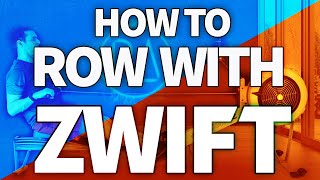 How to Row on Zwift with a Concept2 Rowing Machine [upl. by Yaner]