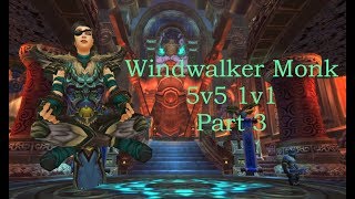 WINDWALKER MONK PVP 5V5 1V1 PART 3  World of Warcraft 73 [upl. by Atnek]