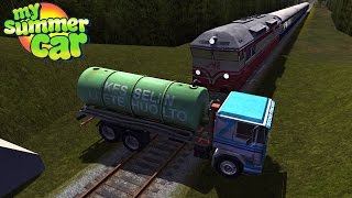 My Summer Car  STOPPING THE TRAIN [upl. by Philan949]