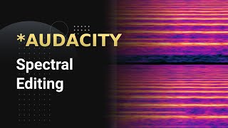 Spectral editing in Audacity  Cleaning up a string sample [upl. by Franzoni]