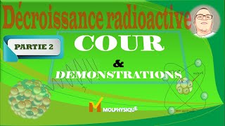 cour 2 décroissance radioactive décroissace radioactive coursnucleairephysique [upl. by Zoa]