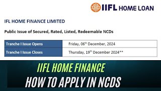 IIFL HOME FINANCE LIMITED NCD  IIFL HOME LOAN INTEREST RATE IIFLHOMELOAN FUTUREFUNDWITHSUVRAT [upl. by Anerom65]