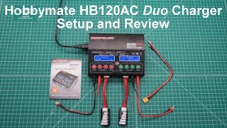 Hobbymate HB120AC Duo Charger Setup and Review [upl. by Eelrahc968]